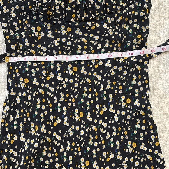 Lou Floral Black Maxi Silk Dress - Picture 14 of 14